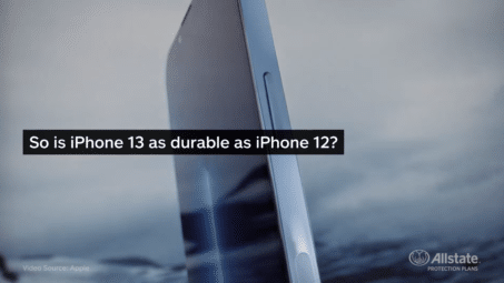 Allstate protection plans tested the iPhone 12 and 12 pro,